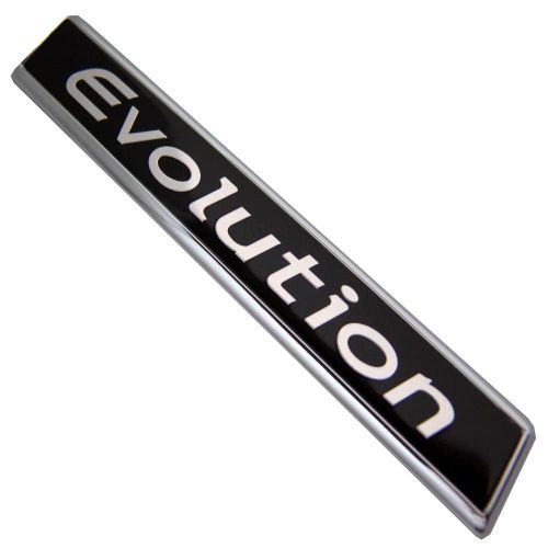 Mitsubishi lancer evolution chrome 3d badge emblem evo 8 9 10 viii viiii x mivec