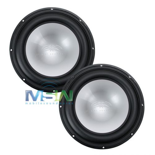 (2) wet sounds xs-12-s4v2 500w rms 12&#034; marine subwoofers sub xs-12-s4-v2 *pair*