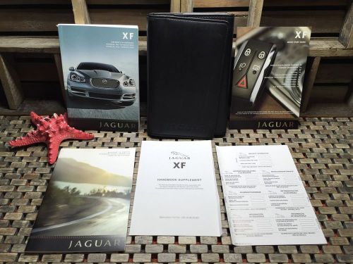 2009 xf owners manual w/ navigation section fast priority ship ((mint oem set))