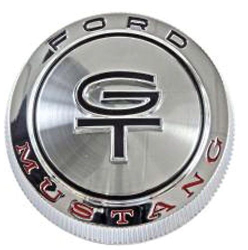 New twist on chrome gas cap 1966 mustang gt