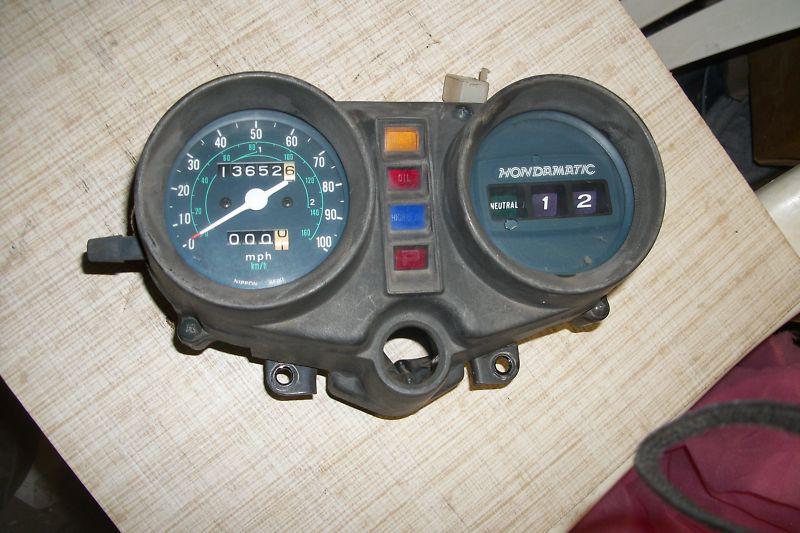 Honda cb400a 400a hondamatic speedometer cluster sold as and for parts used