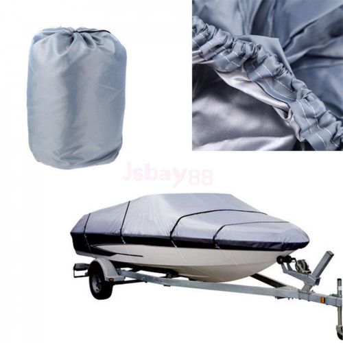 14-16ft trailerable boat cover waterproof uv protect fishing ski boat cover