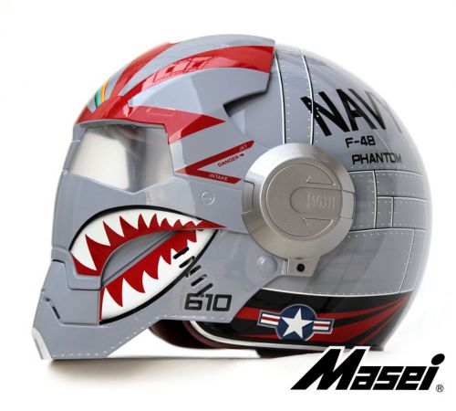 Masei 610 f4 phantom motorcycle chopper bike us air force pilot fighter helmet 3