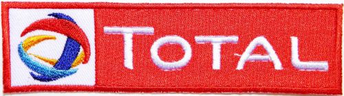 Total oil logo motocross racing patch iron on jacket vest t shirt suit cap sign