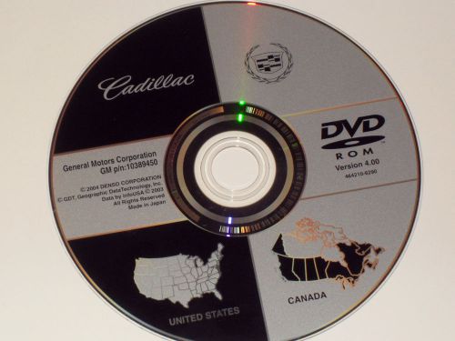 Cadillac general motors navigation disc 10389450 dvd cd navagation gps disk map