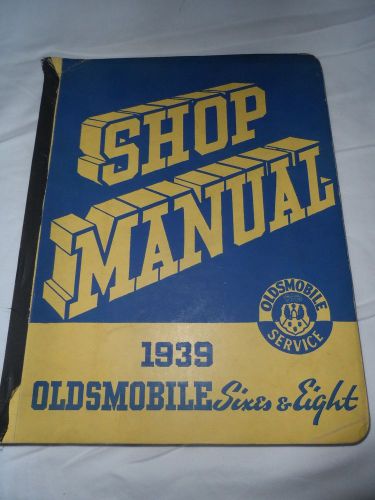 1939 oldsmobile shop service repair manual book