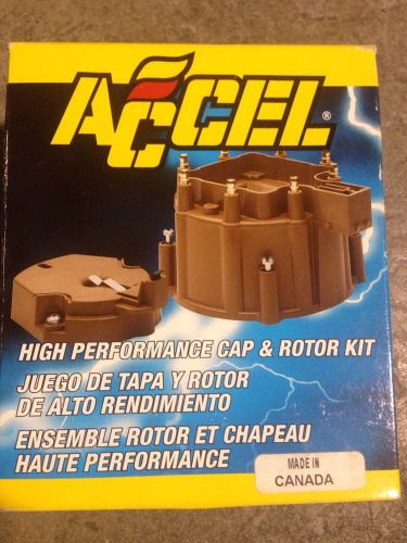 Accel 8122 gm hei cap &amp; rotor kit new old stock made in canada