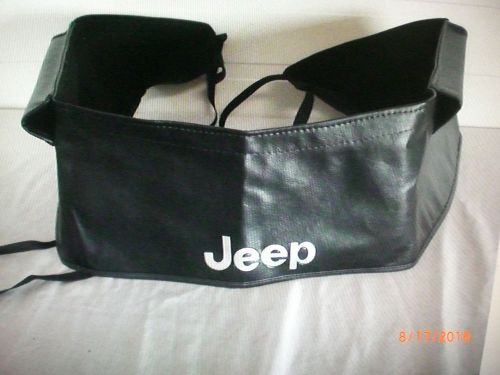 Oem 2005 - 07 jeep grand cherokee front end cover bra black mopar accessory