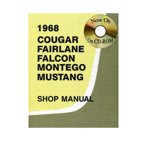 Mustang shop manual on cd 1968