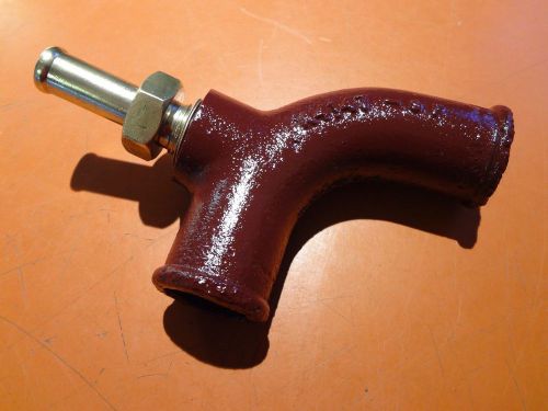 Mga mgb magnette lower radiator hose heater union elbow brass outlet fitting
