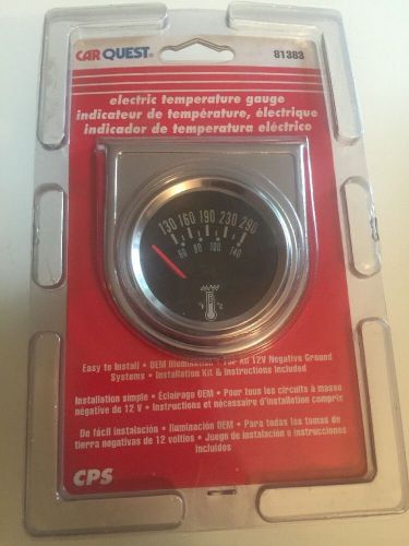New carquest electric temperature gauge 130-290° cps 81383 ships free