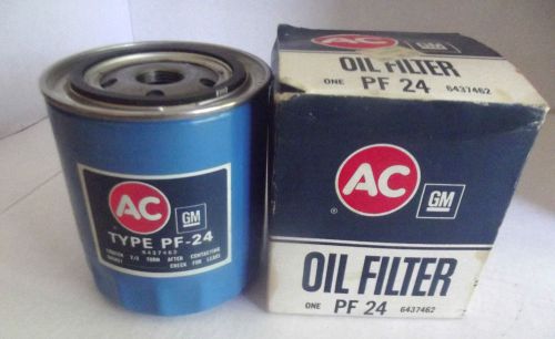 Nos vintage gm ac-delco pf24 oil filter fits buick,pontiac,oldsmobile # 6437562