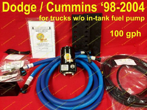 Cummins 5.9l diesel &#039;98.5-&#039;02 100 gph lift pump kit airdog raptor r2sbd049 dodge