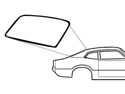 New 1970 77 maverick back glass seal 2dr weatherstrip comet grabber gt ford