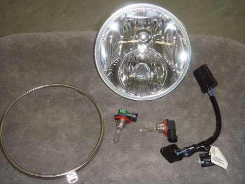 Harley davidson 7&#034; dual bulb halogen headlight