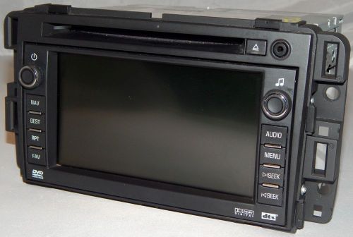 2010 chevrolet cadillac gmc gps navigation radio cd player part # 25966513 oem