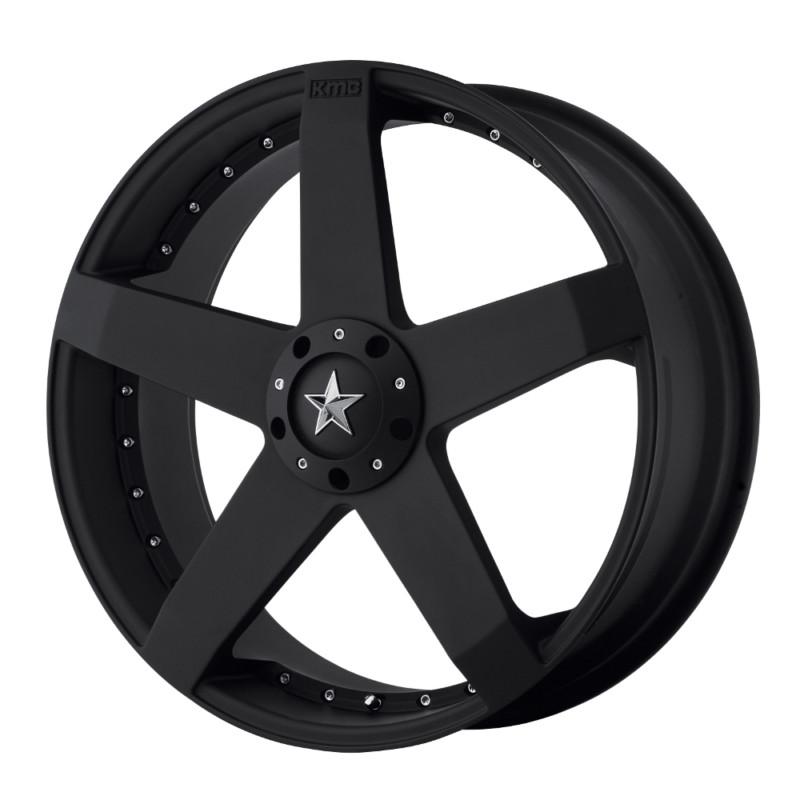 20x8 kmc rockstar black wheel/rim(s) 5x114.3 5-114.3 5x4.5 20-8