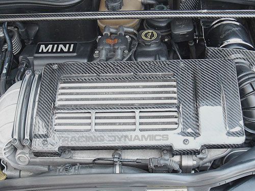 Carbon fiber engine cover, mini cooper s r53 02-06