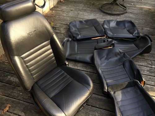 Mustang 99-04 oem leather seat upholstery - front and rear set