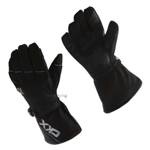 Snowmobile ckx throttle gloves large black adult snow winter waterproof