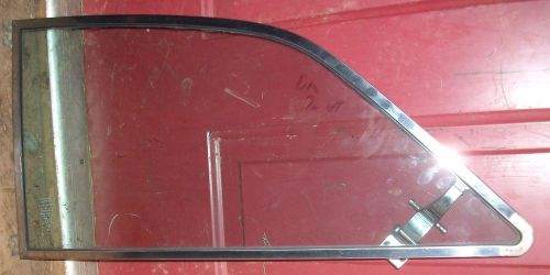 Mgb wing window rear side glass 1972 mgb gt driver side left factory green tint