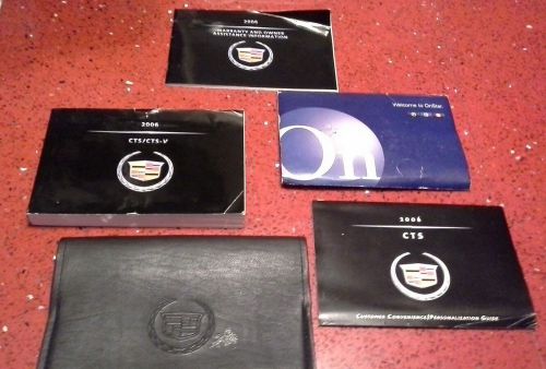 2006 cadillac cts / cts-v owner&#039;s manual with case