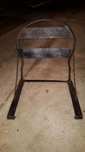 Vintage metal folding boat seat chair