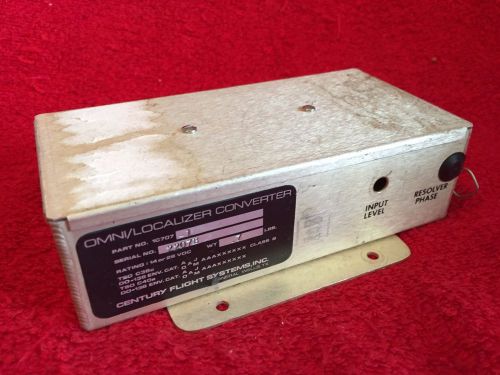 Century flight systems omni/localizer converter p/n 1c707-1