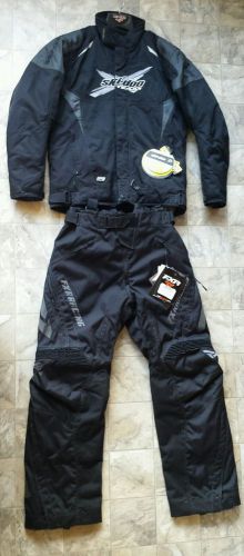 Ski doo x-team jacket / fxr black ops pants sz. med