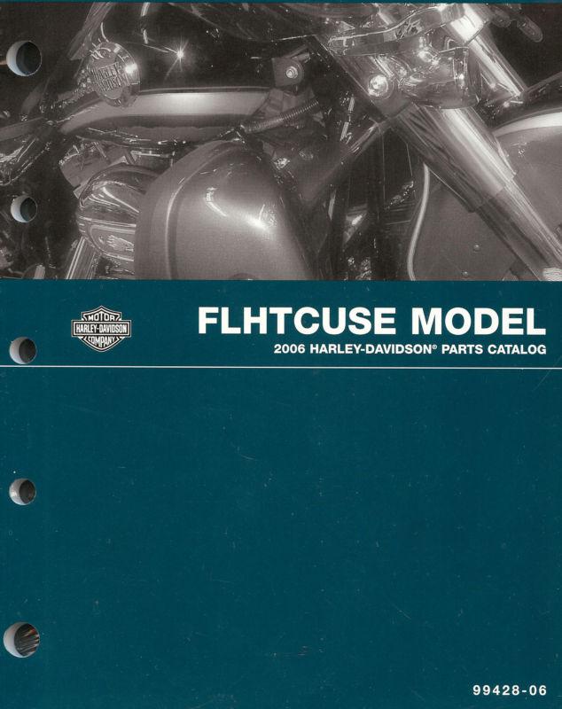 2006 harley-davidson flhtcuse ultra parts catalog manual -new-flhtcuse-cvo