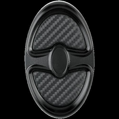 Oval brake/clutch pad bsp199337 billet specialties black each  -  bsp199337