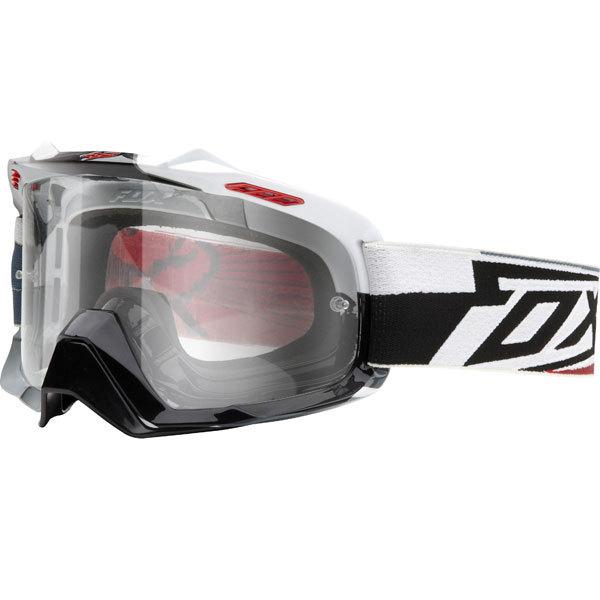 Fox racing airspc radeon goggles with clear lens atv mx off road ktm