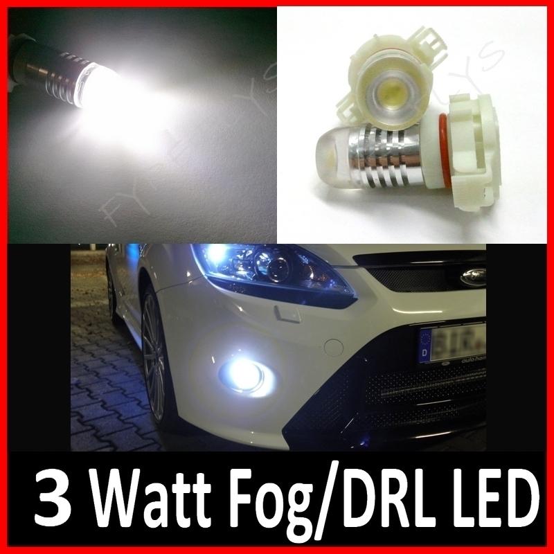  high power white led fog light bulbs drl lamp 5202 5201 h16 psx24w #k8