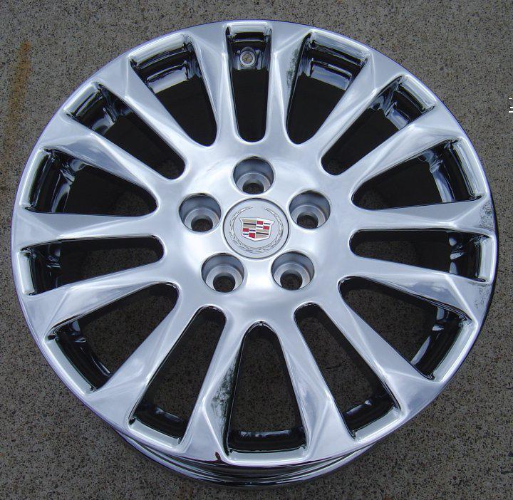  18" cadillac cts  new chromed wheels rims 2008 / 2013 brand new h# 4681