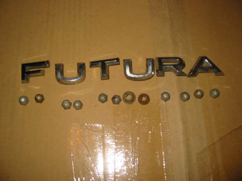 1962,1963 ford falcon  futura  rear trunk letters