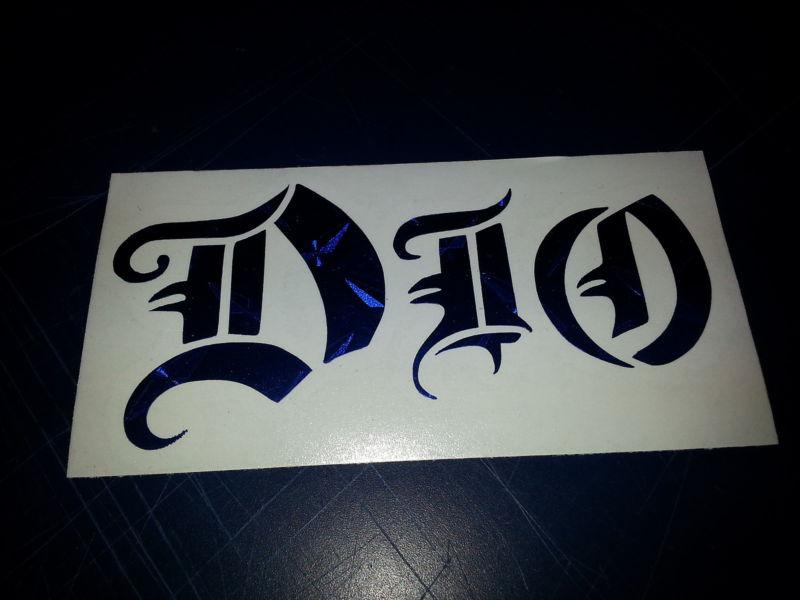 Dio decal window sticker window decal 5 in x 2.5in or ur choice color
