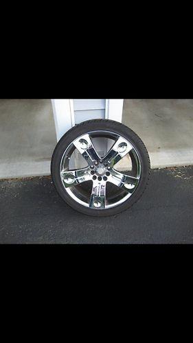 18" chrome rims and tires for sale