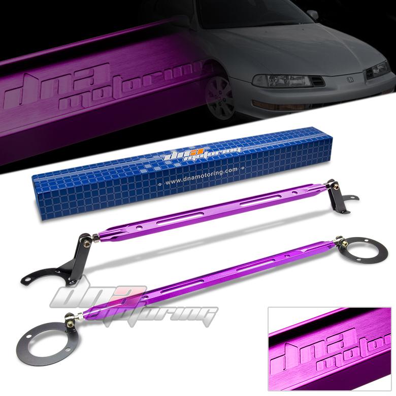 Prelude bb ba dna purple 40mm aluminum front tower+rear upper strut bar/brace