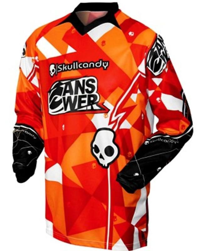 Skull candy answer 2012 jersey long sleeve shirt xl motocross atv retail $49.99