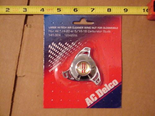 Olds oldsmobile cutlass 442 chrome air cleaner wing nut