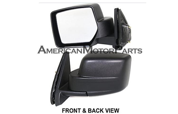 Top deal driver side replacement texture black manual mirror 07-10 jeep patriot