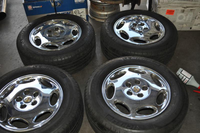 Lexus ls400 16" factory wheels 225/60/16 michelin primacy tires