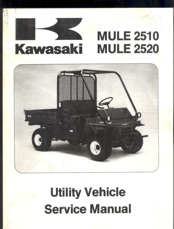 1993 - 1996 kawasaki mule 2510 mule 2520 atv service manual