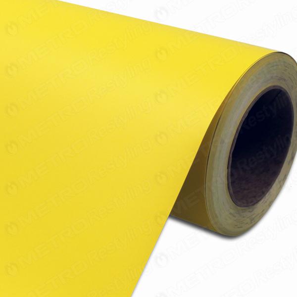 60in x 12in 3m 1080 matte yellow vinyl vehicle decal wrap film sheet (5 sq.ft)
