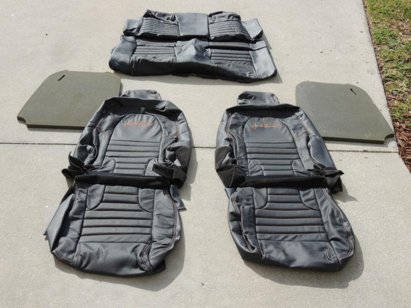 Mustang roush convertible leather seat covers seats 2005 2006 2007 2008 2009
