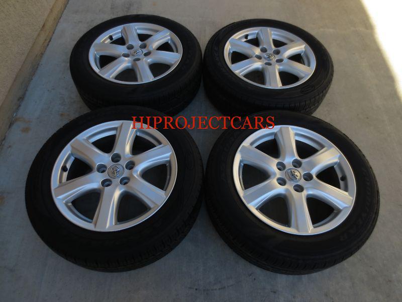 Factory toyota camry 17" oem wheels and tires