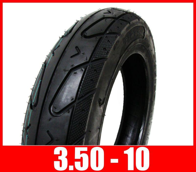 Tubeless tire 3.50 - 10 front/rear motorcycle scooter moped