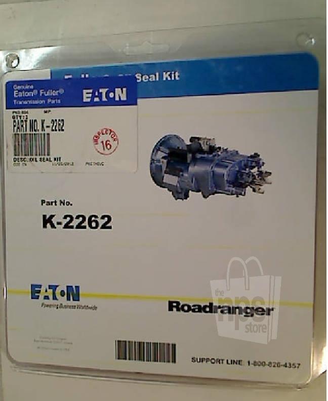 Eaton fuller k2262 transmission oil seal kit: gaskets, slinger, seal, collar