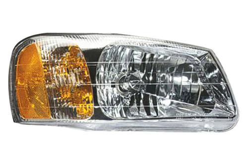 Replace hy2503123 - 00-02 fits hyundai accent front rh headlight assembly