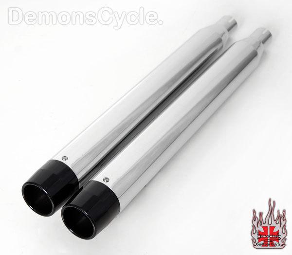 3" o.d. slip-on high performance exhaust mufflers fit harley flt flh 1985-up